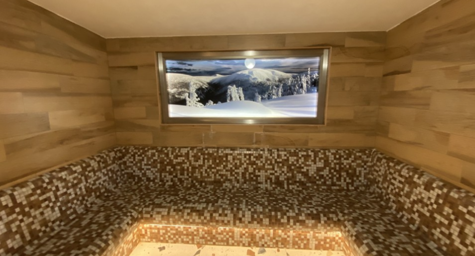 Steam Room - wellness area at AQUA Park Špindlerův Mlýn