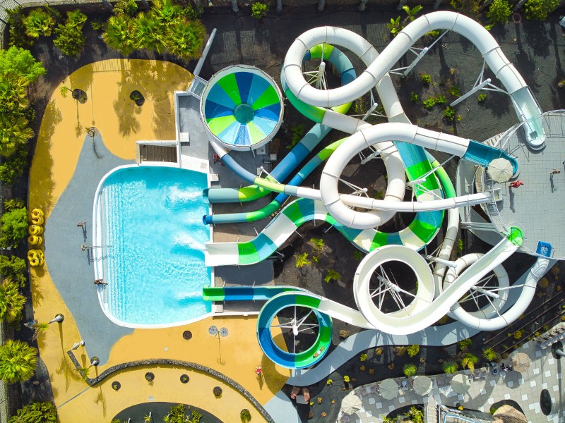 Aquabowl - water slide at Aqualava Waterpark