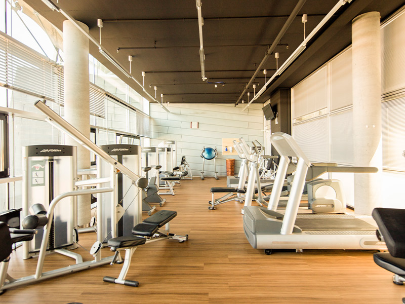 The Fitness Club - service area at Tropical Islands