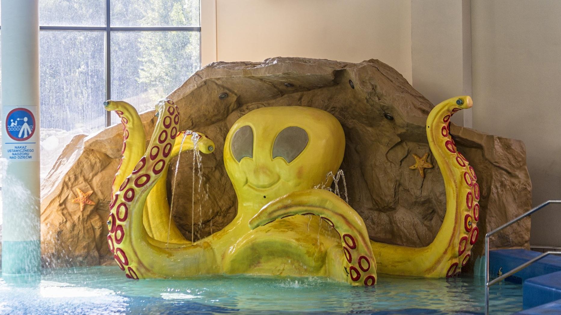 Octopus Water Playground - activity zone at Aquapark Fala Łodz