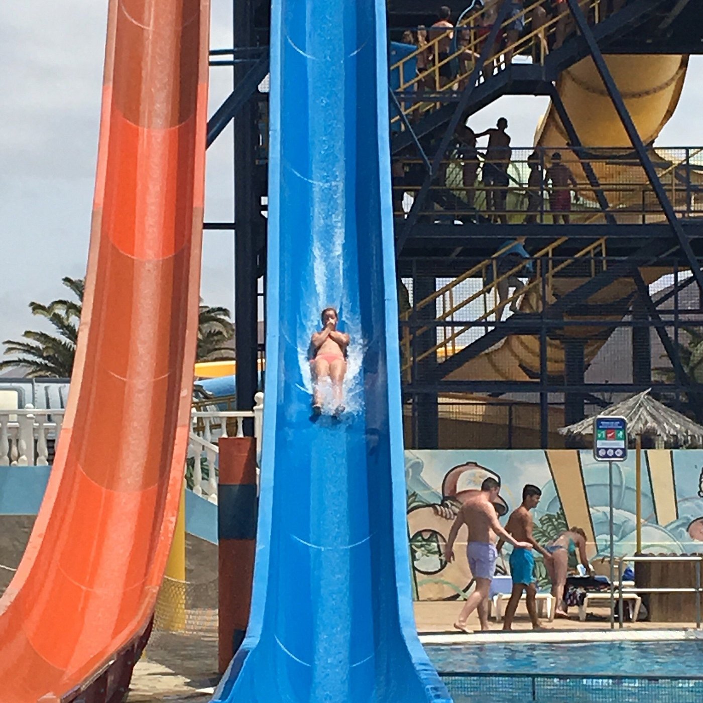 Super Kamikaze - water slide at Aquapark Costa Teguise