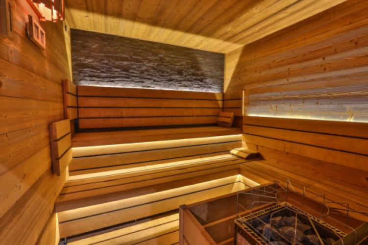 Finnish Sauna - wellness area at Vodni Svet Sareza