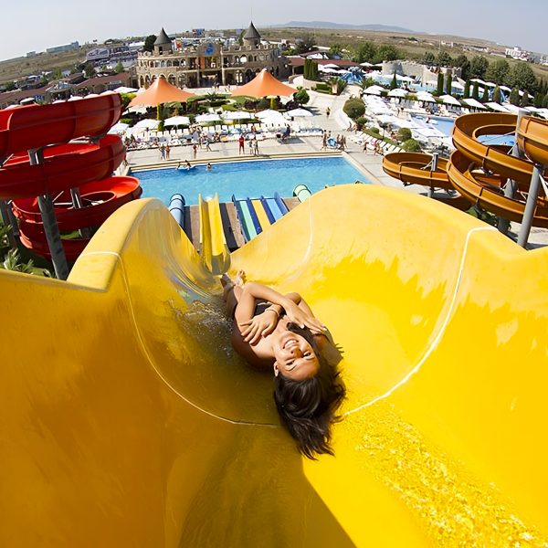 Lightning - water slide at Aquapark Nesebar