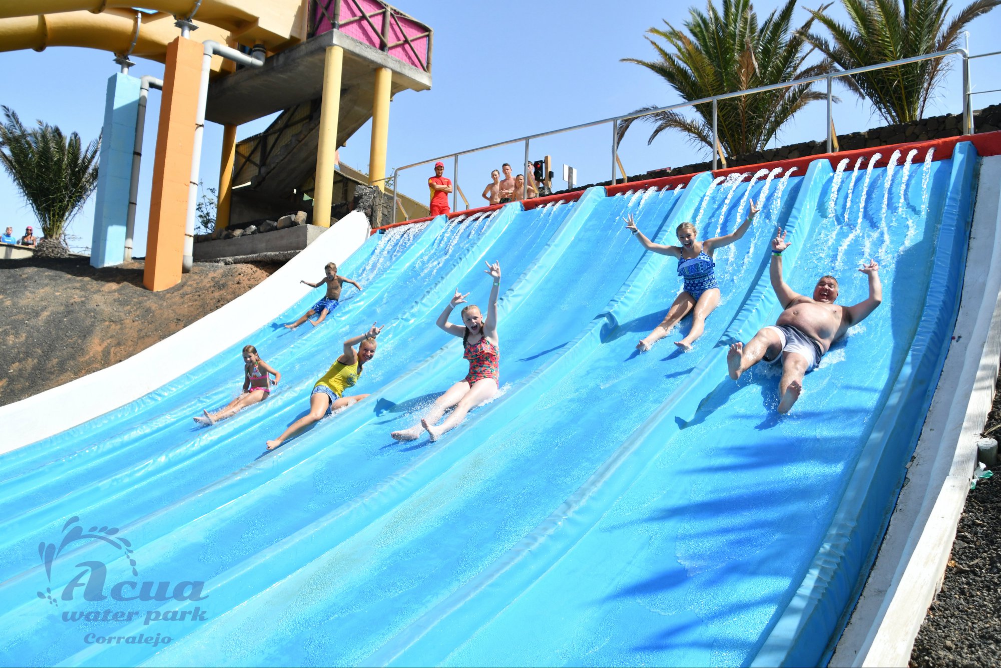Soft Tracks - water slide at Acua Water Park Corralejo