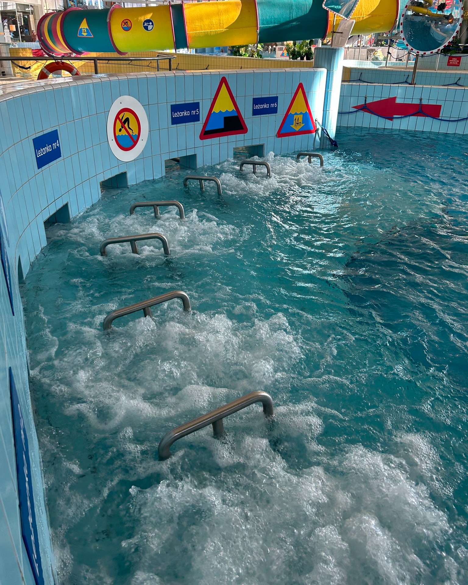 Hydromassages & Water Jets - activity zone at Aquapark Kraków