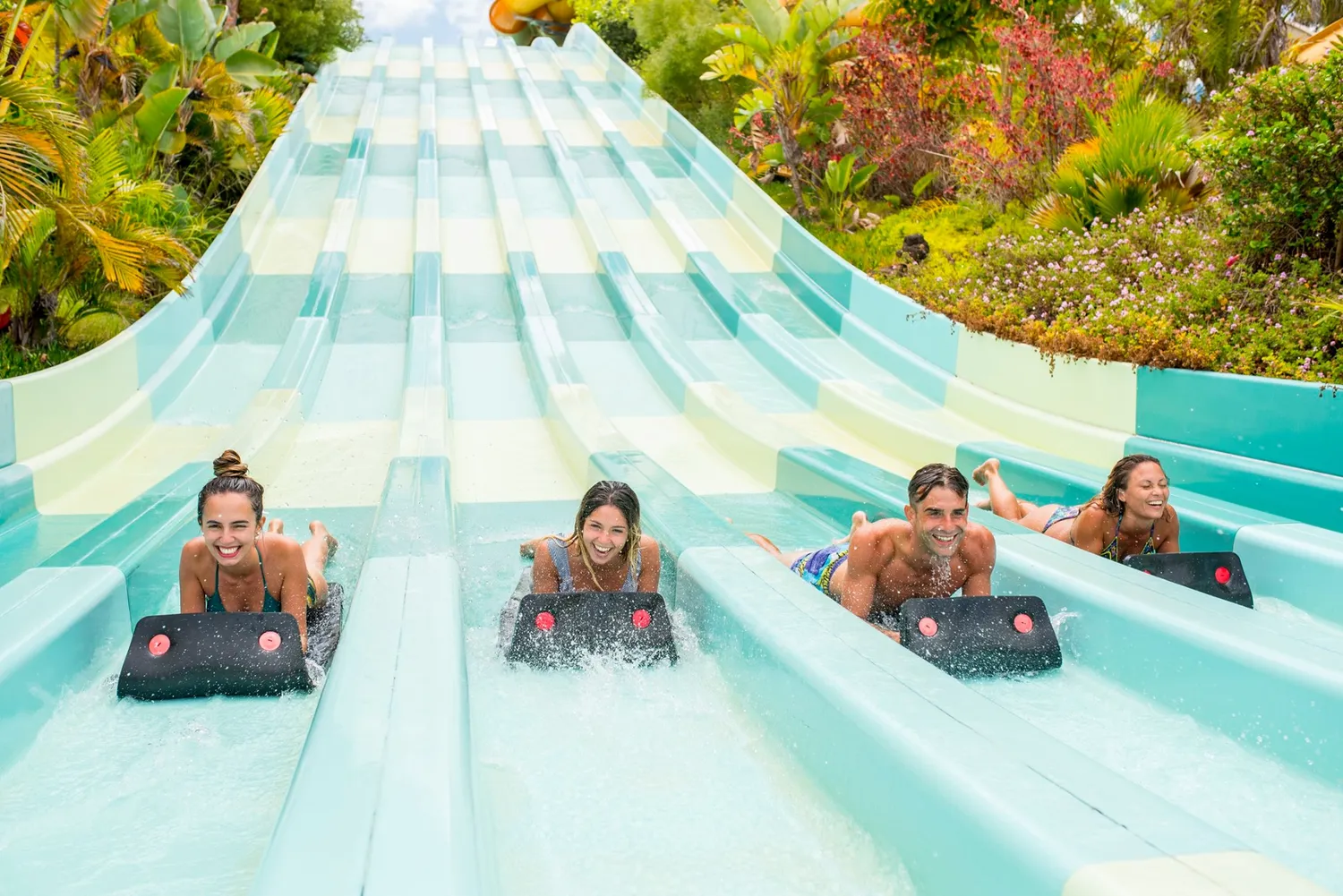 Multisurf - water slide at Aqualand Costa Adeje