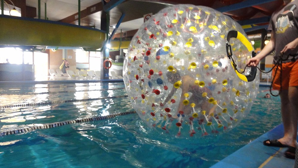Aqua Zorbing - activity zone at Tropicana Wisła 