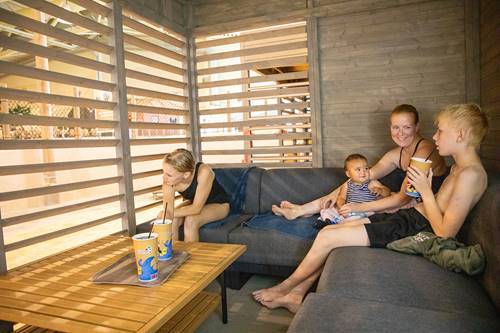 Cabanas - service area at Aquadome Søndervig