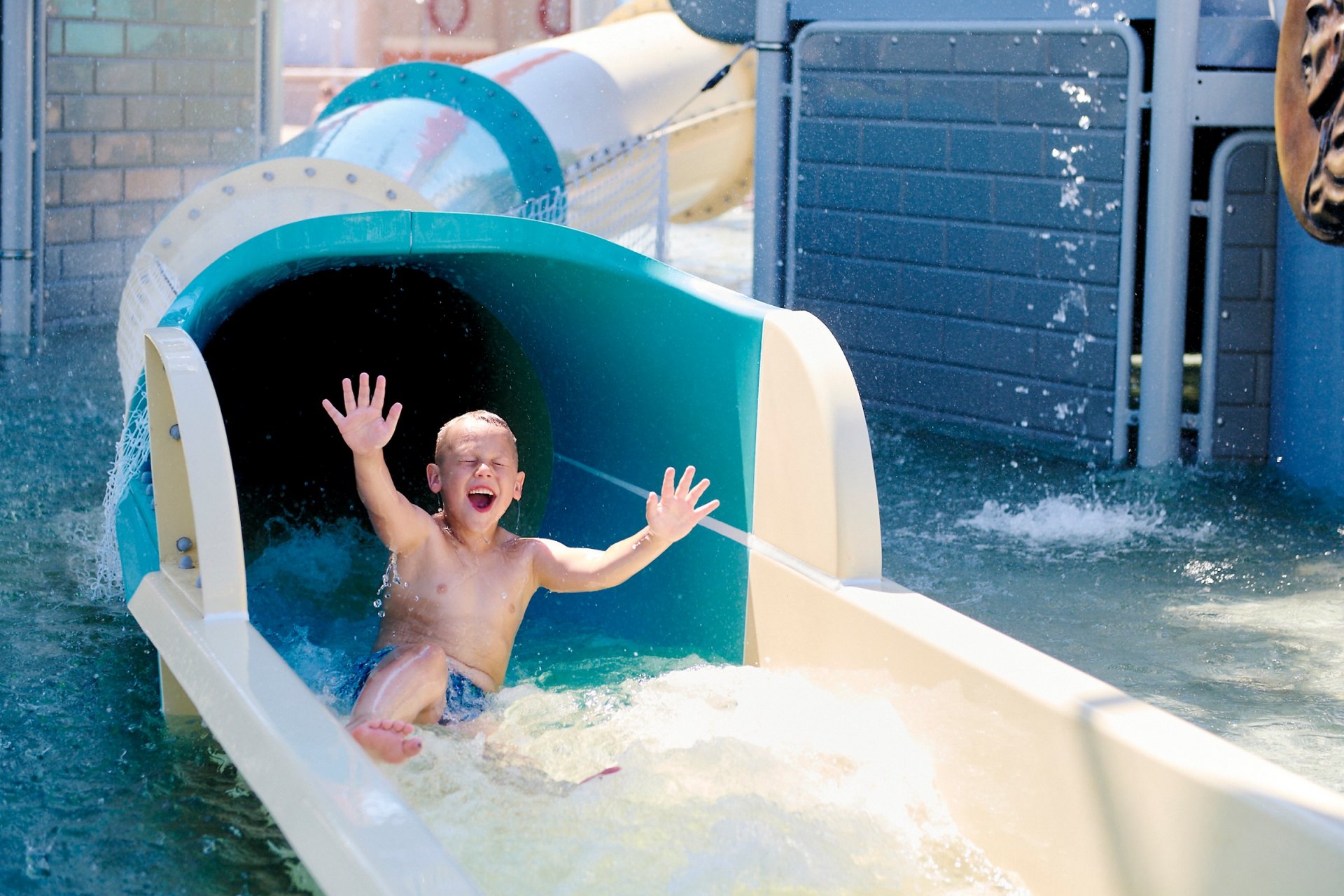 Pluto - water slide at Aqualand Moravia