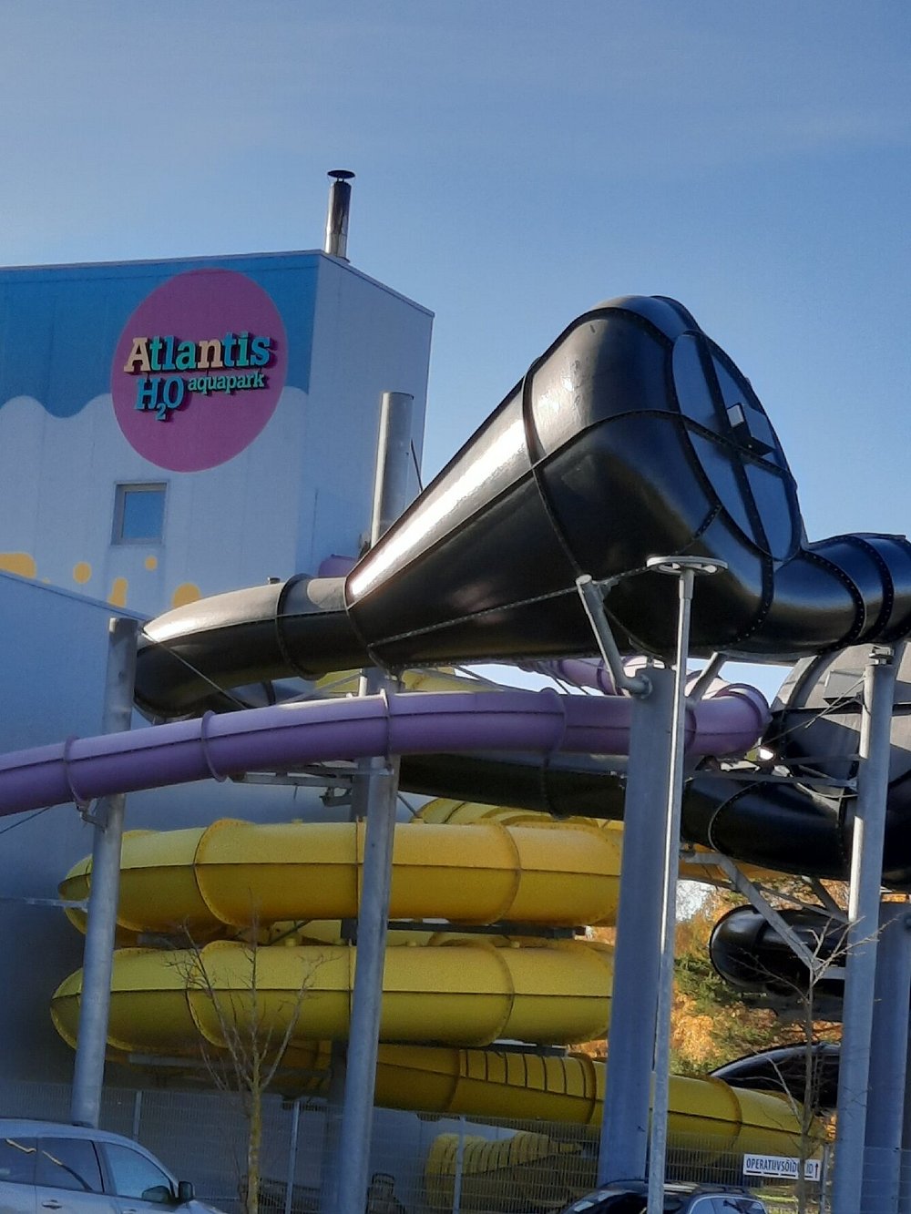 Black Slide - water slide at Atlantis H2O aquapark