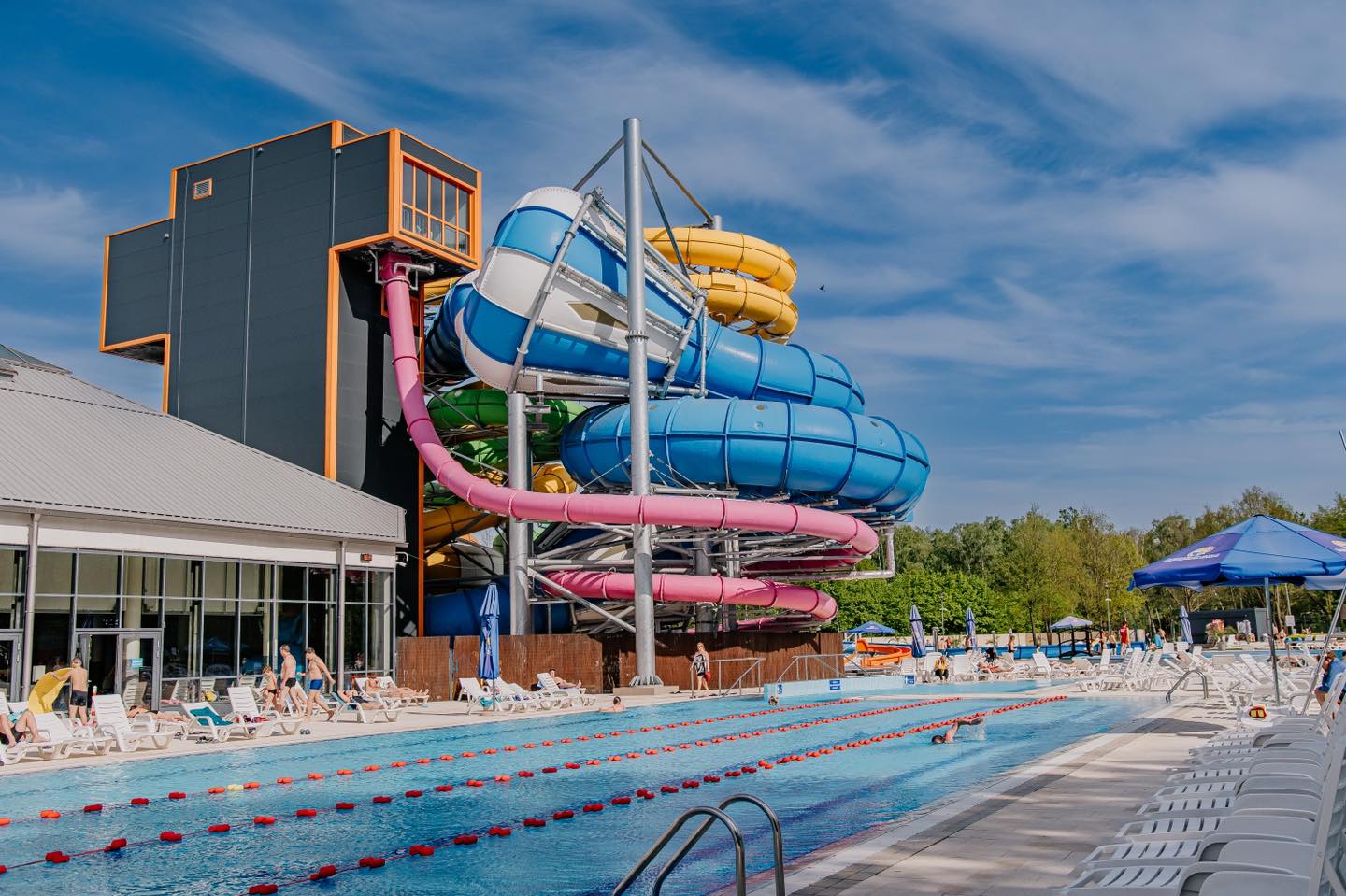 Outdoor Sports Pool - swimming pool at Aquapark Fala Łodz