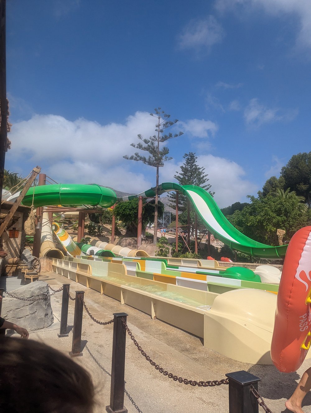 Super Bowl  - water slide at Aqualand Torremolinos