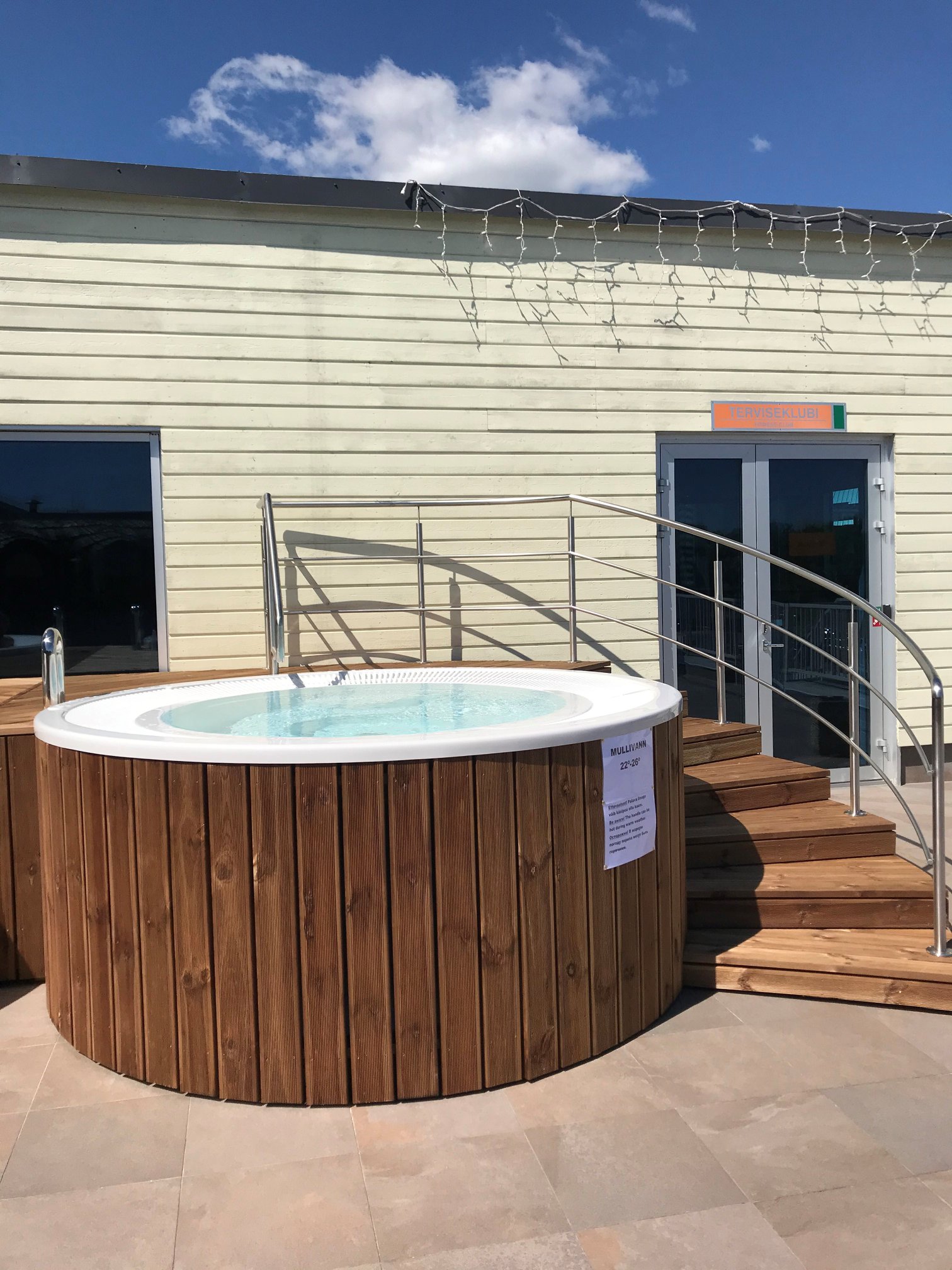 Hot Tubes - wellness area at Aura Keskus