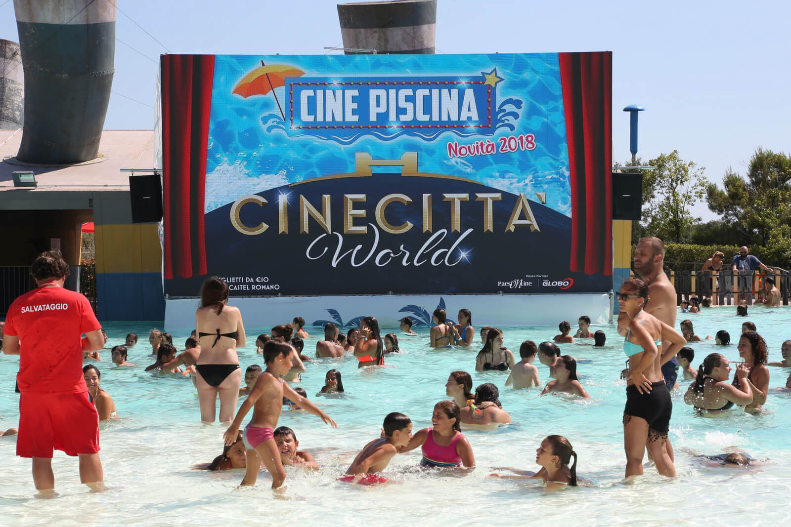 Cinepiscina - swimming pool at Aqua World of Cinecittà