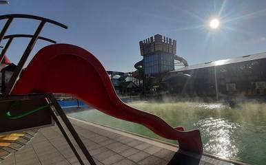 Sky, Sun & Fire Slide - water slide at Tatralandia