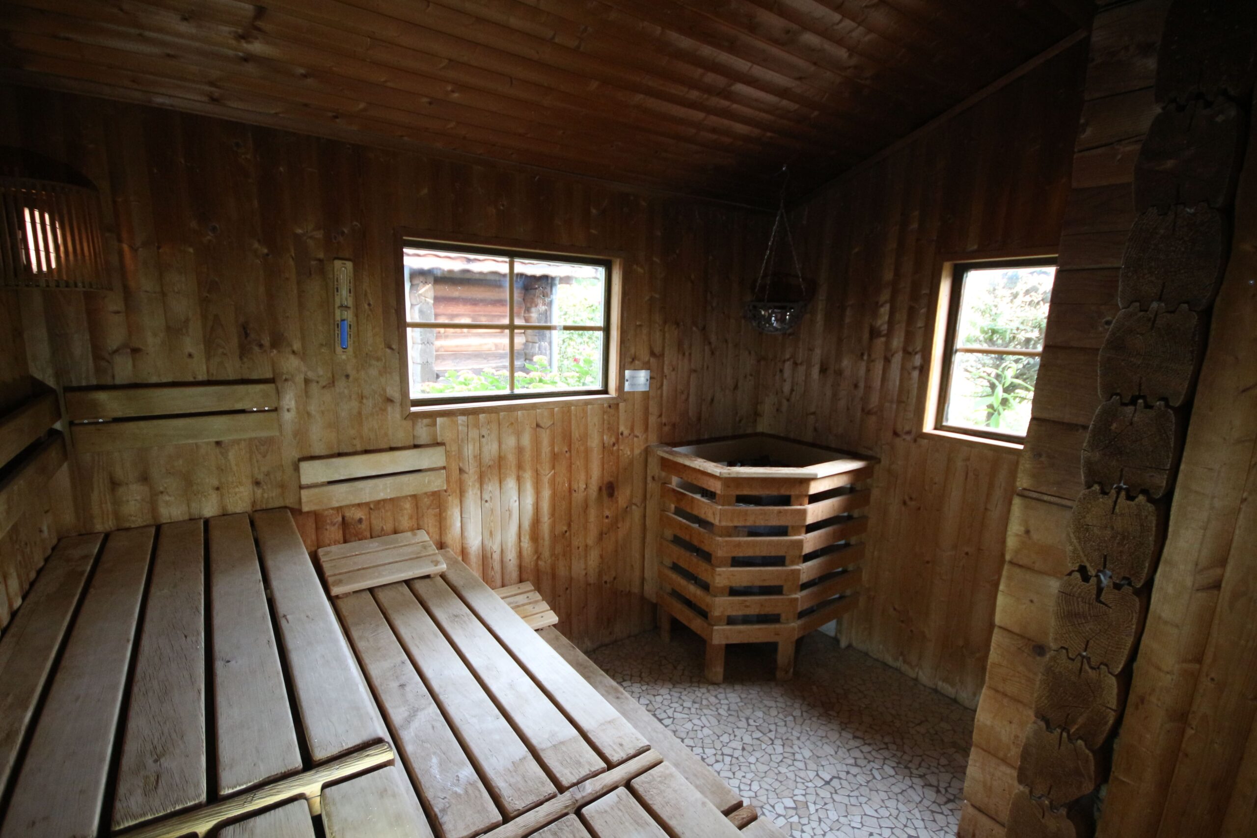 Hay Sauna - wellness area at Aqualand Cologne