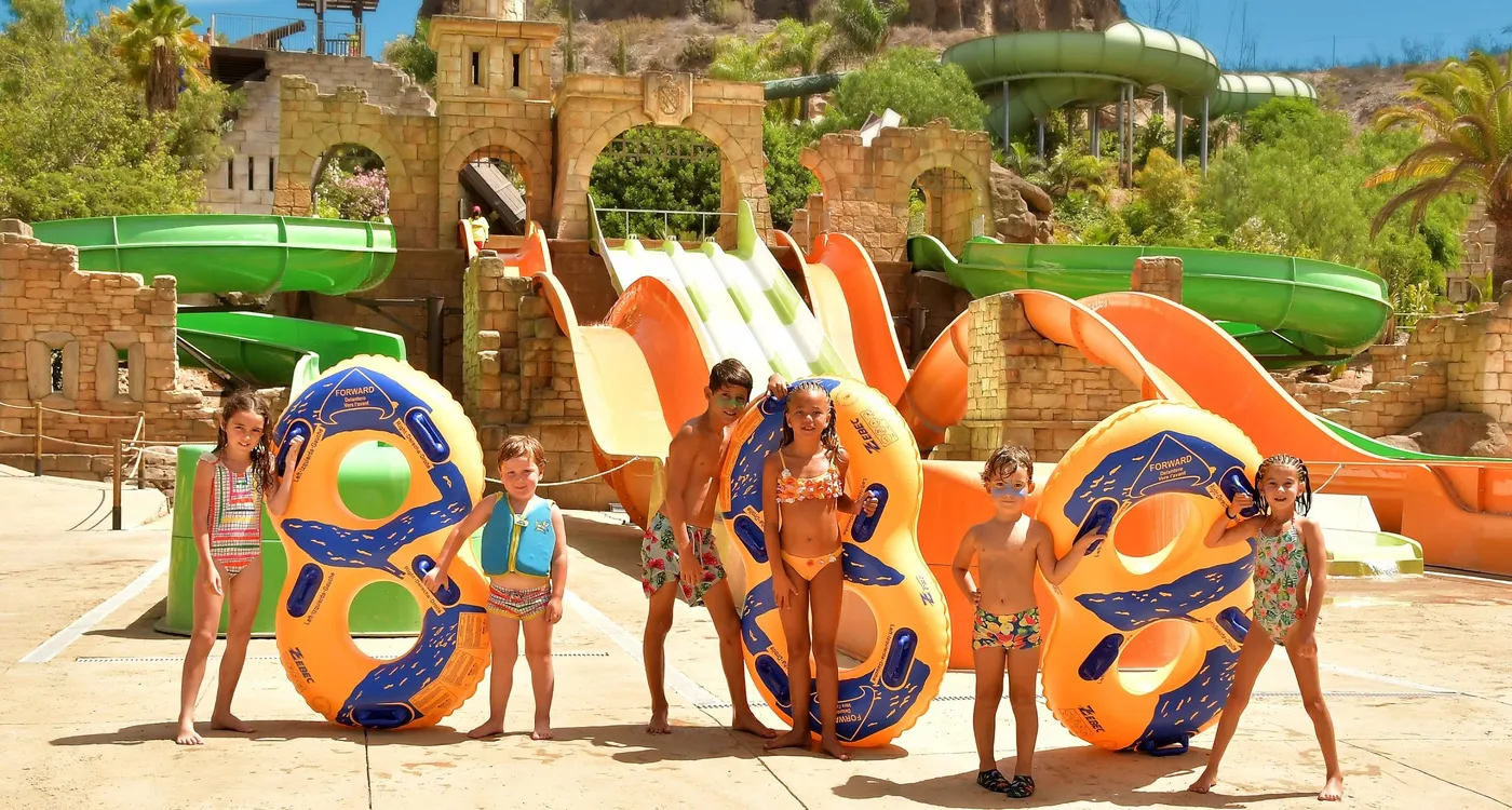 Adventure Land - water slide at Aqualand Maspalomas