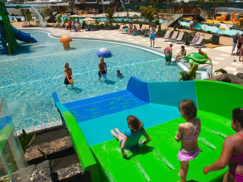 Aquatramp - water slide at Aqualava Waterpark