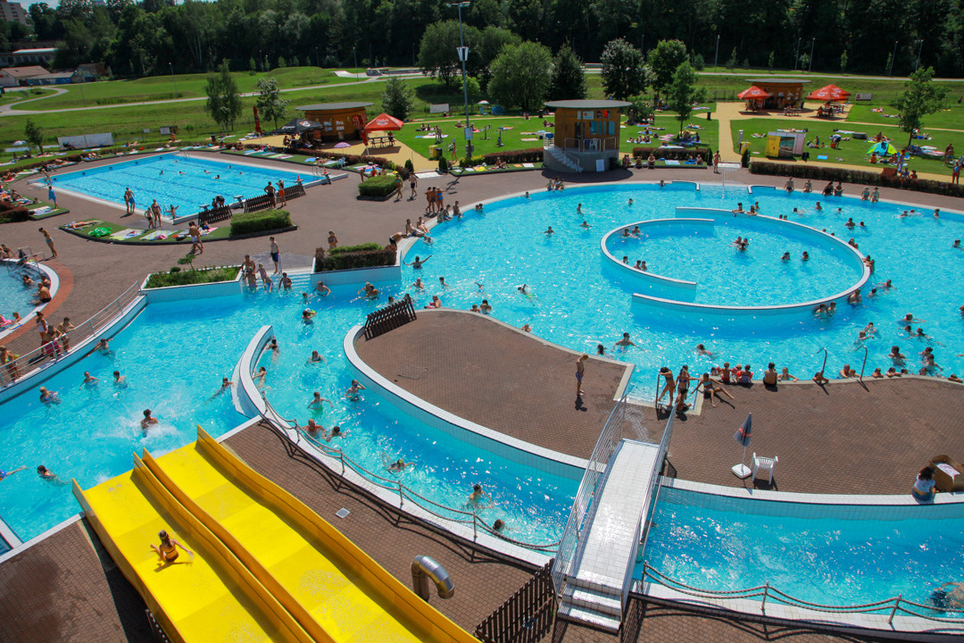 Outdoor Recreational Pool - swimming pool at Vodní Ráj