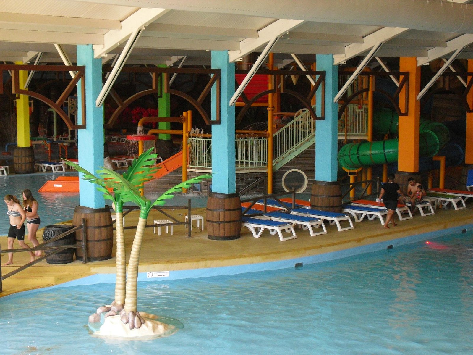 Indoor Slides - water slide at Aqua Mexicana Waterpark Slagharen