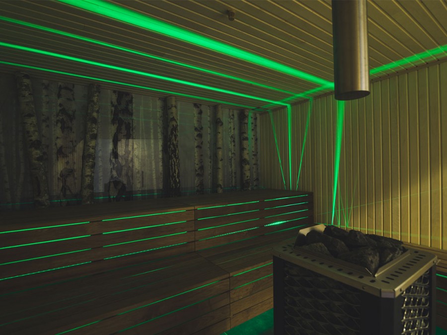 Forest Sauna - wellness area at Aquapark Reda