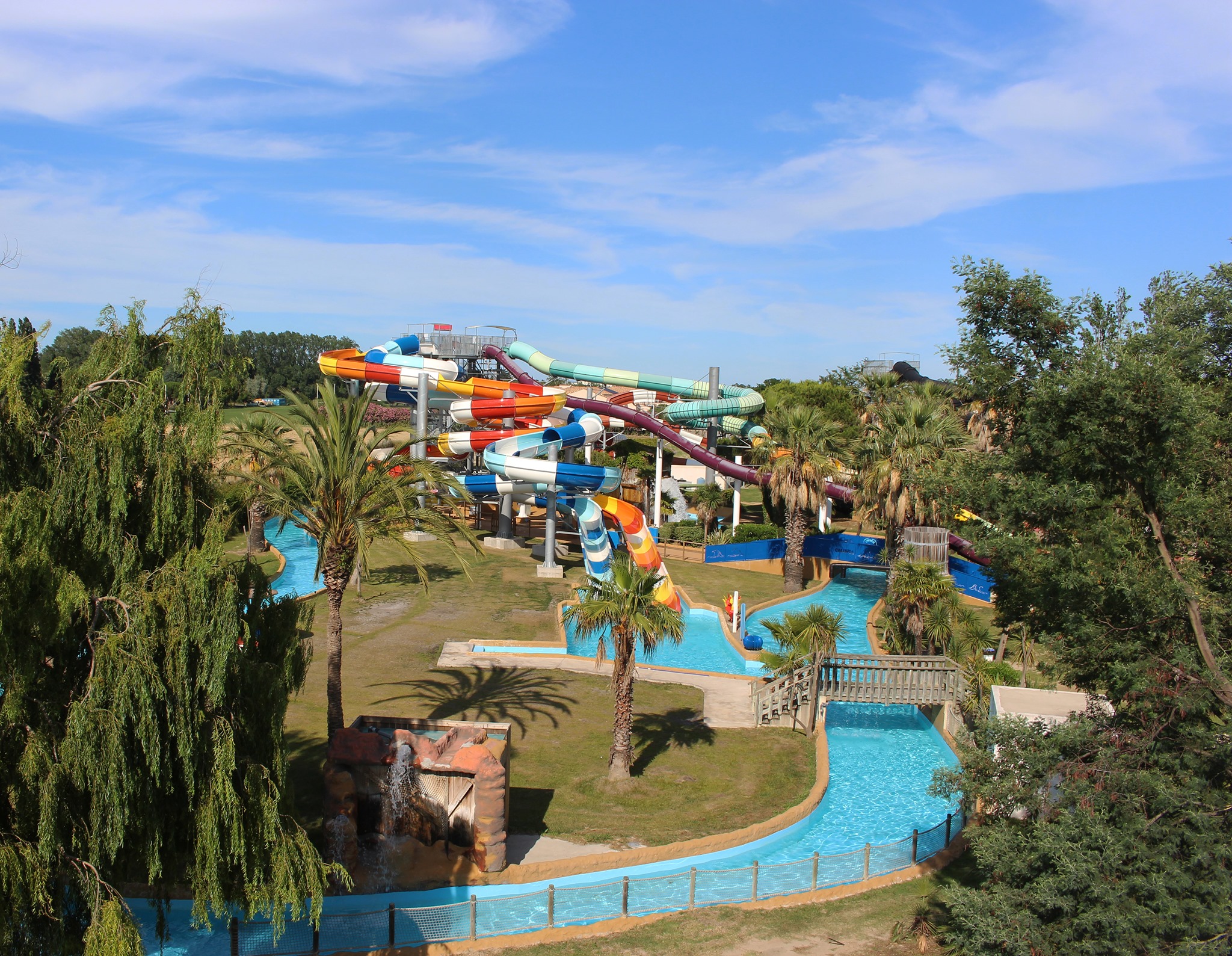 Congo River - water slide at Aqualand Saint-Cyprien 