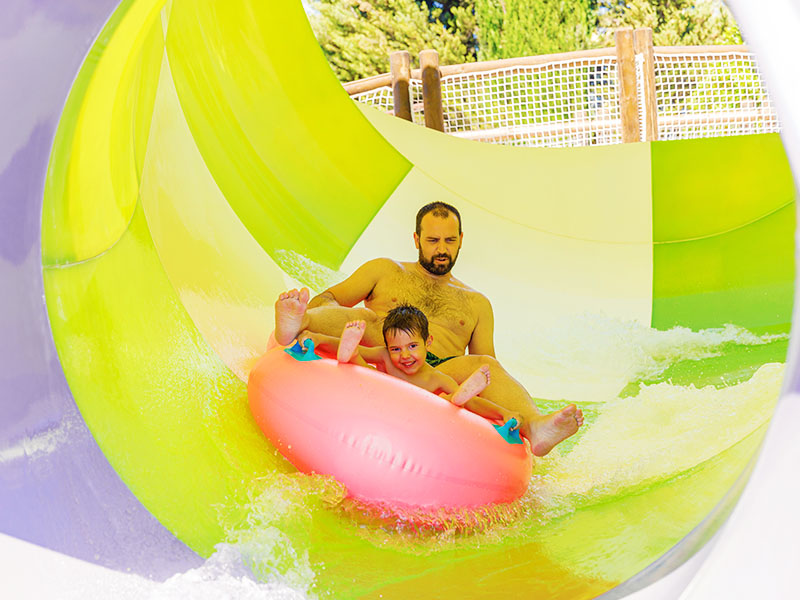 Mini Waikiki Jungle - water slide at Aquópolis Villanueva de la Cañada