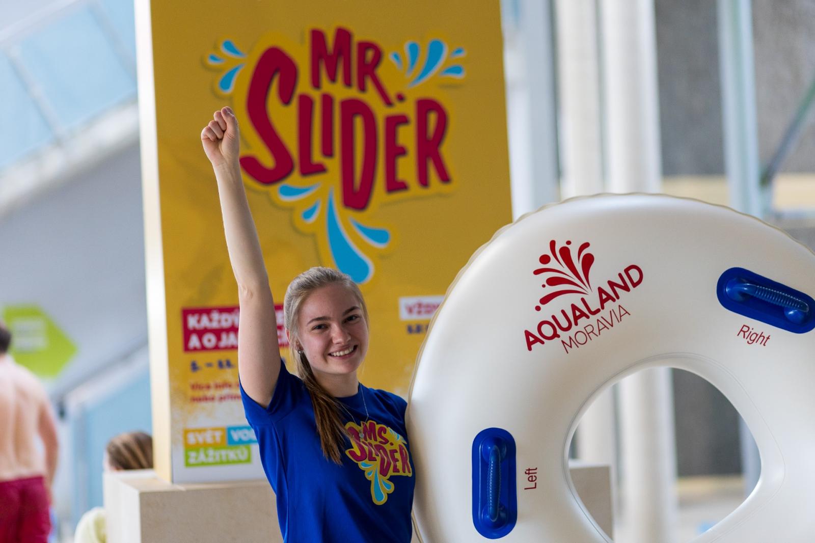 Mr. Slider - service area at Aqualand Moravia