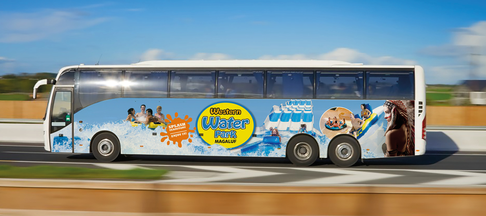 Bus (North Zone) - service area at Western Water Park