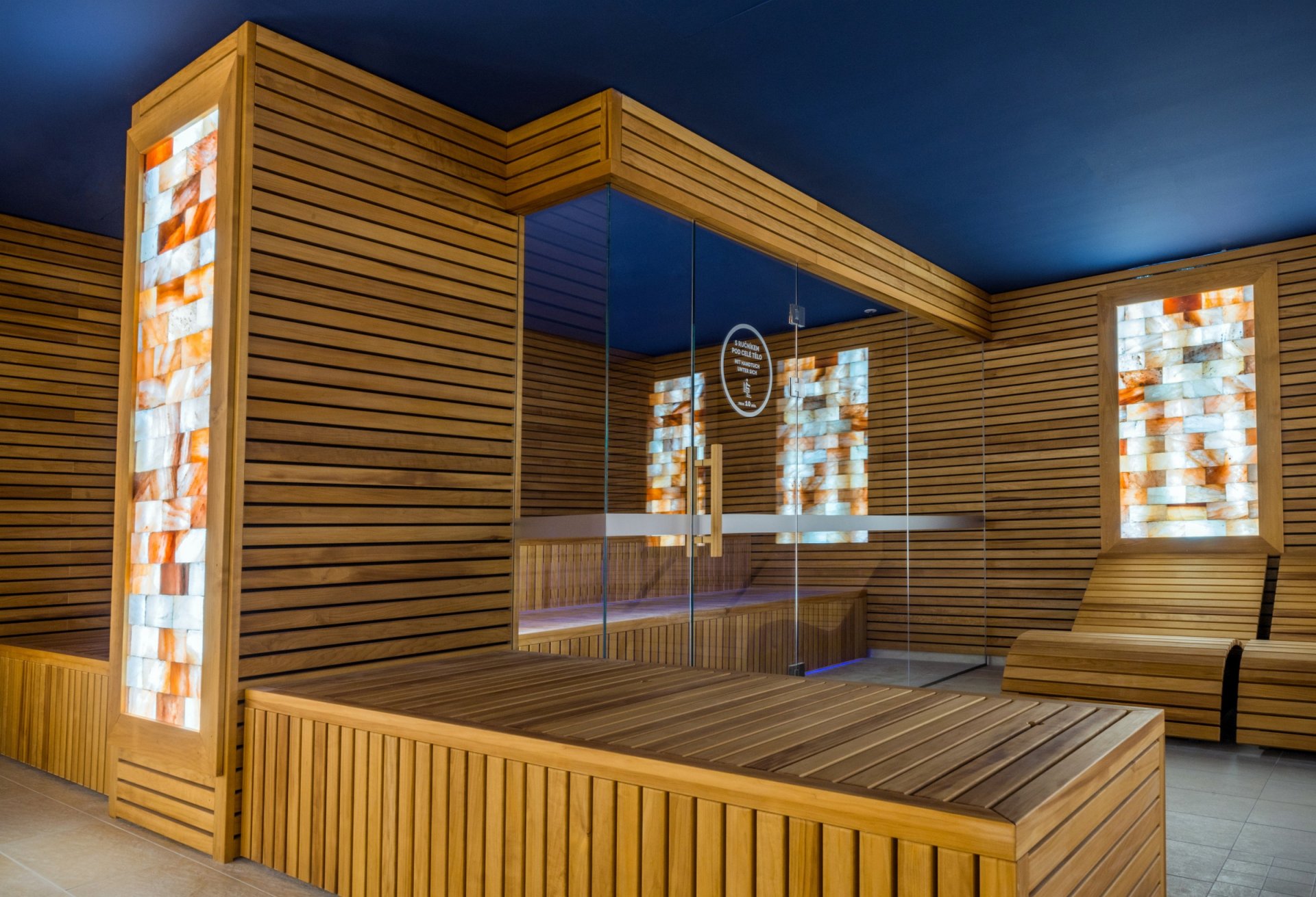 Salt Therapy - wellness area at Aqualand Moravia