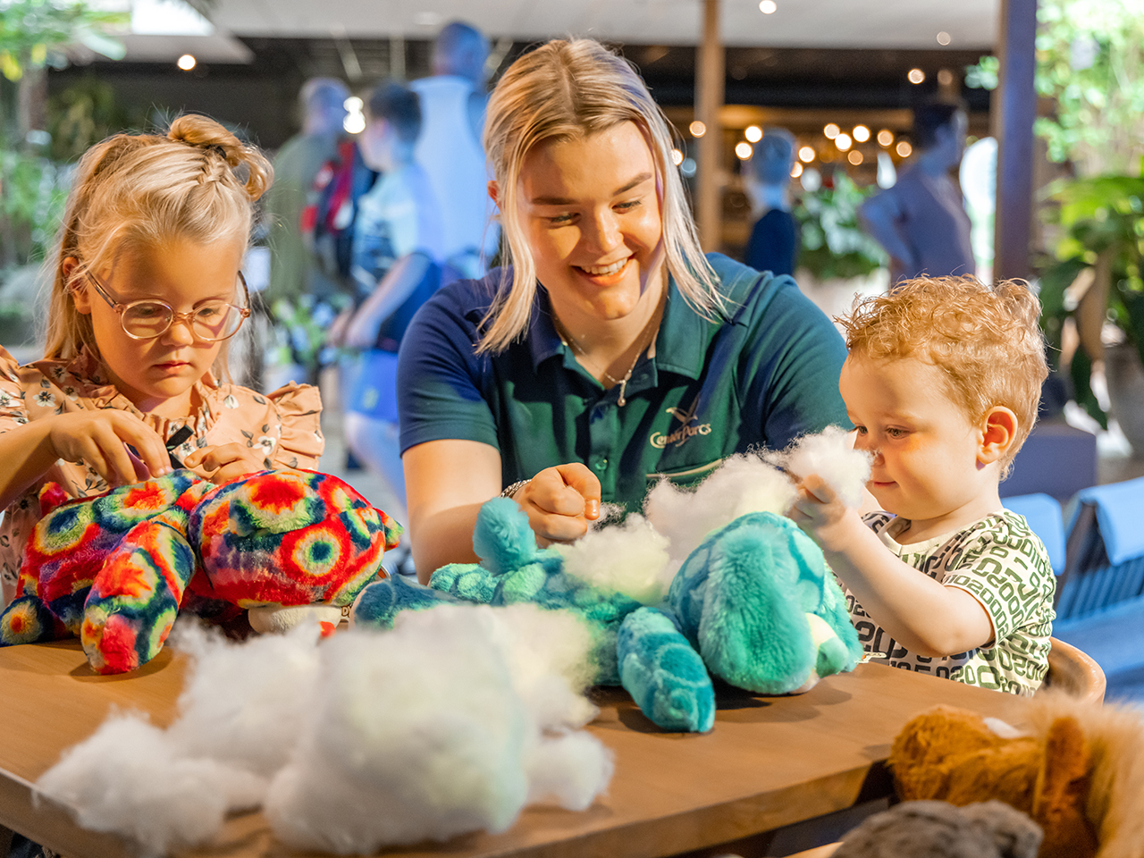 Workshop - service area at Center Parcs Erperheide: Make your own Stuffed Animal