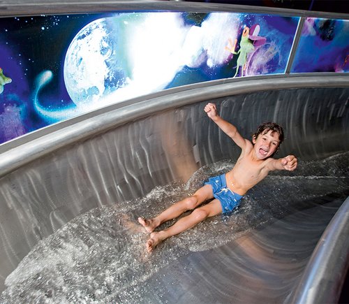 Family Slide - water slide at Therme Erding