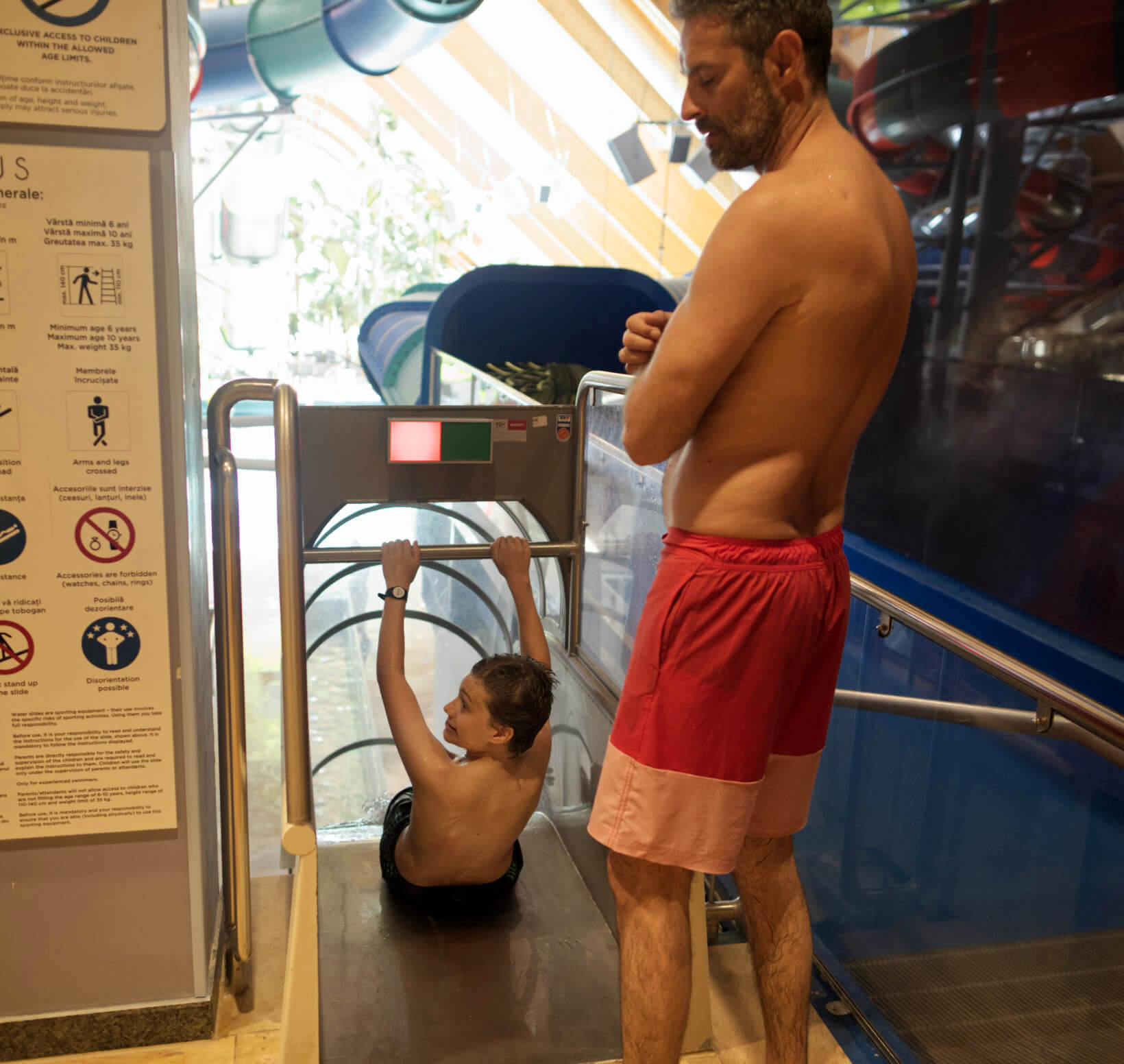 Venus  - water slide at Therme Bucharest