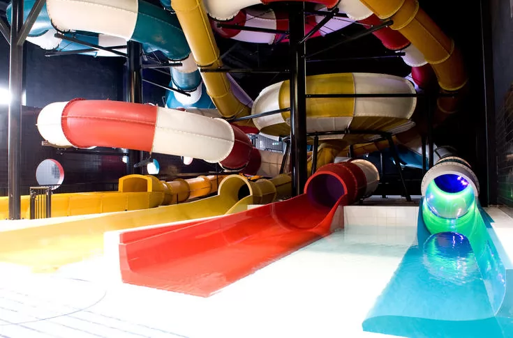 Vortex - water slide at Duinenwater Knokke-Heist