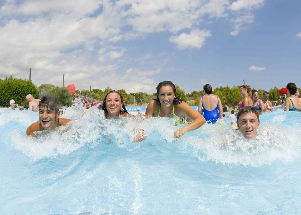 Wave Pool - swimming pool at Marineland Catalunya