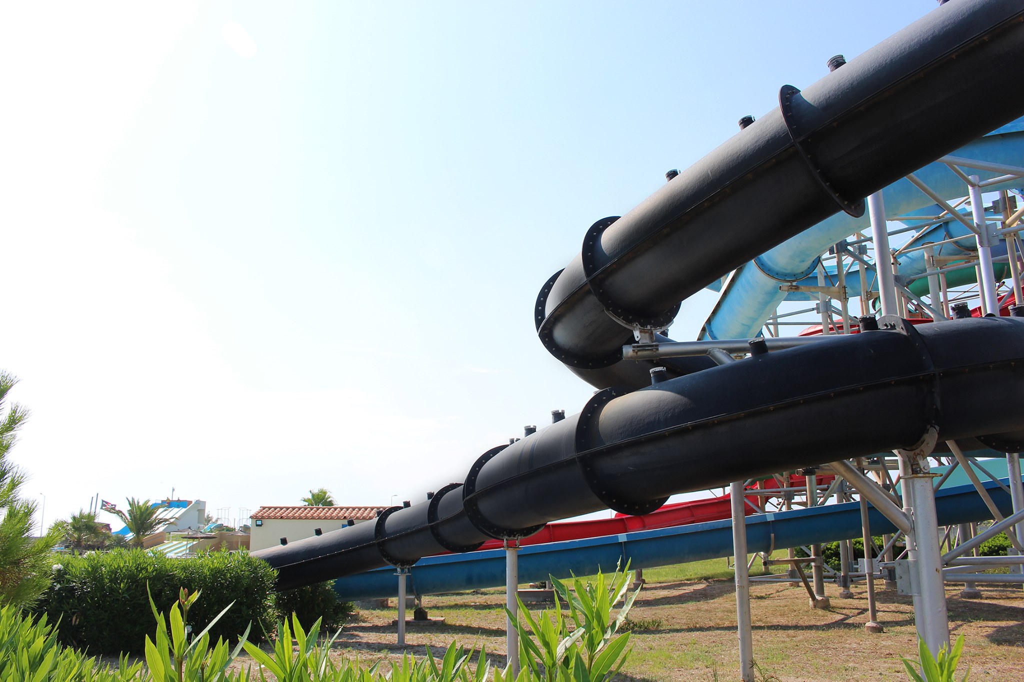 Black Hole - water slide at Aqualand Port Leucate