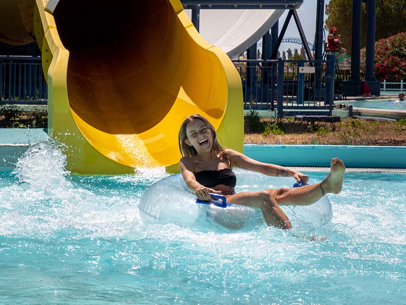 Salto del Caribe - water slide at Mirabeach