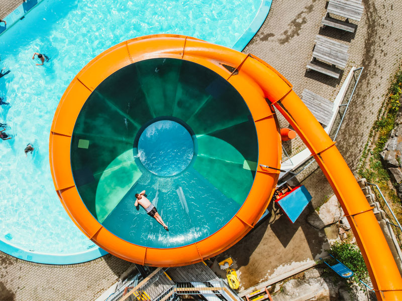 Sentrifuga - water slide at Bø Sommerland