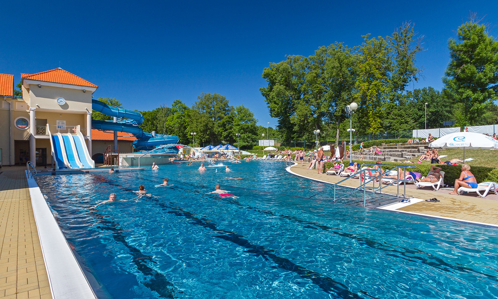 Outdoor Recreational Pool - swimming pool at Aquaforum Františkovy Lázně