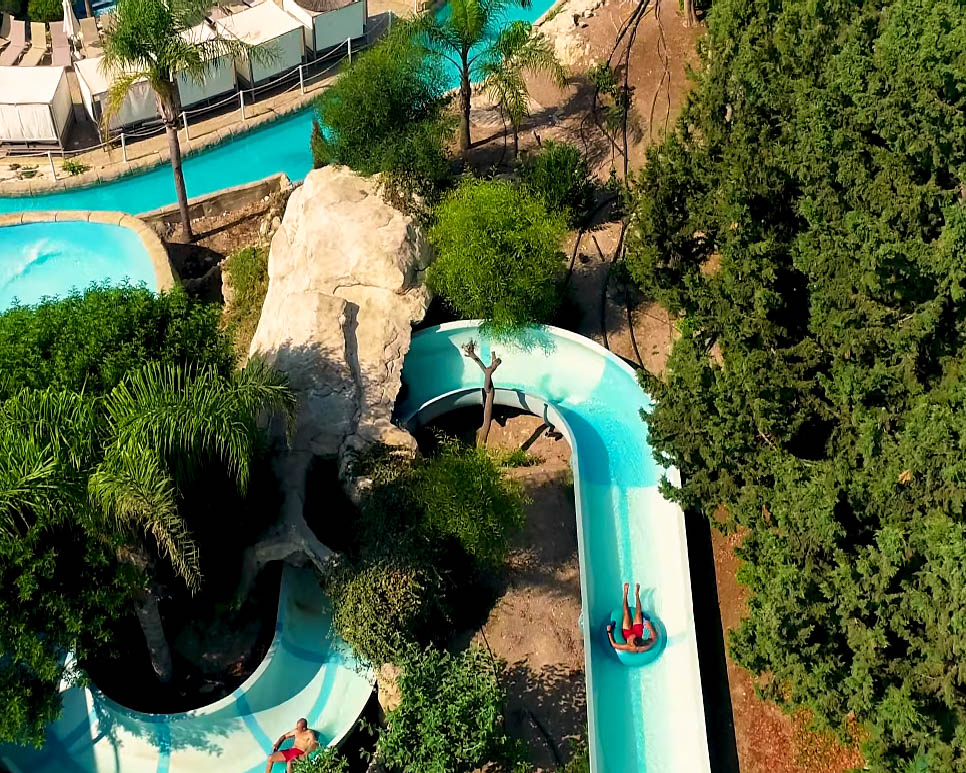Raging River - water slide at Paphos Aphrodite Waterpark