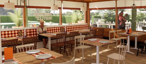 Pancakes & Waffles - restaurant (bistro) at Center Parcs De Vossemeren