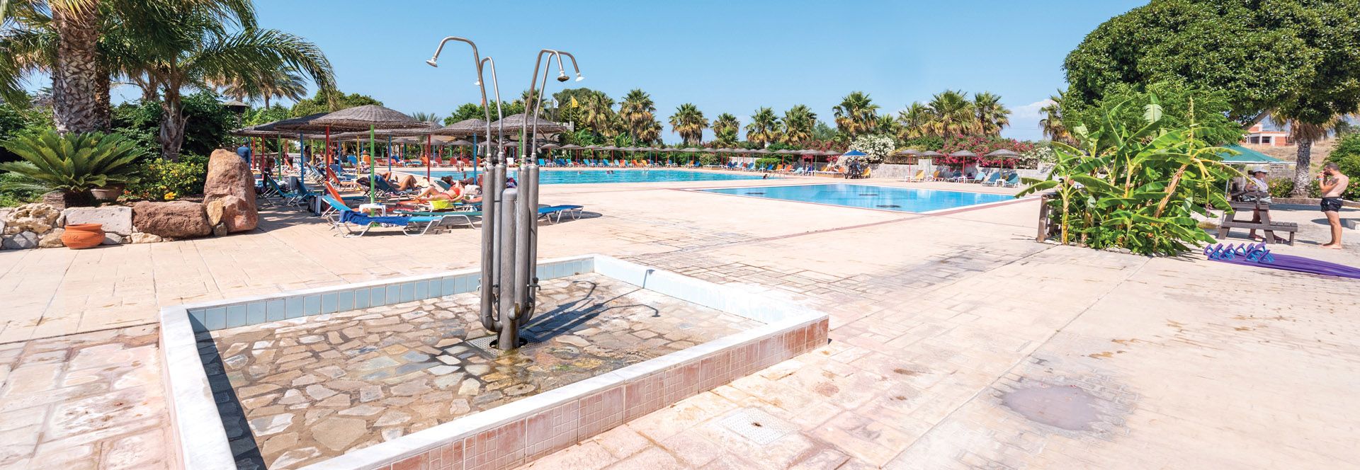 Showers&WC - service area at Lido waterpark