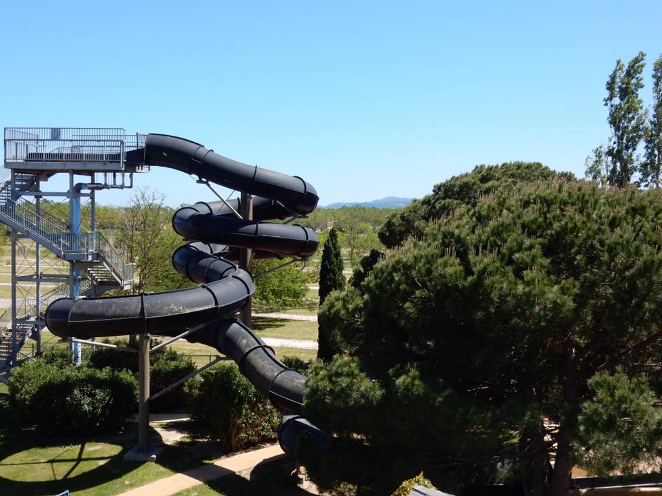 Black Hole - water slide at Aqualand Saint-Cyprien 