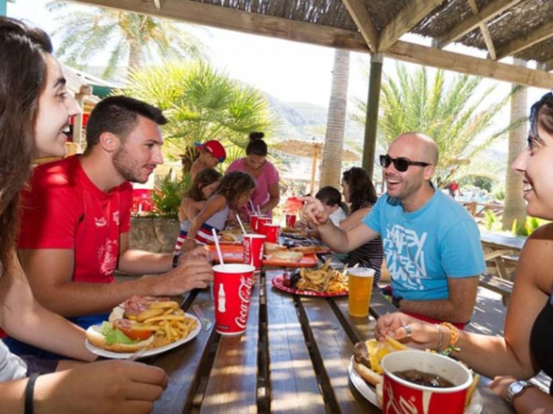 Burger-Pizzeria - restaurant (bistro) at Aquopolis Torrevieja