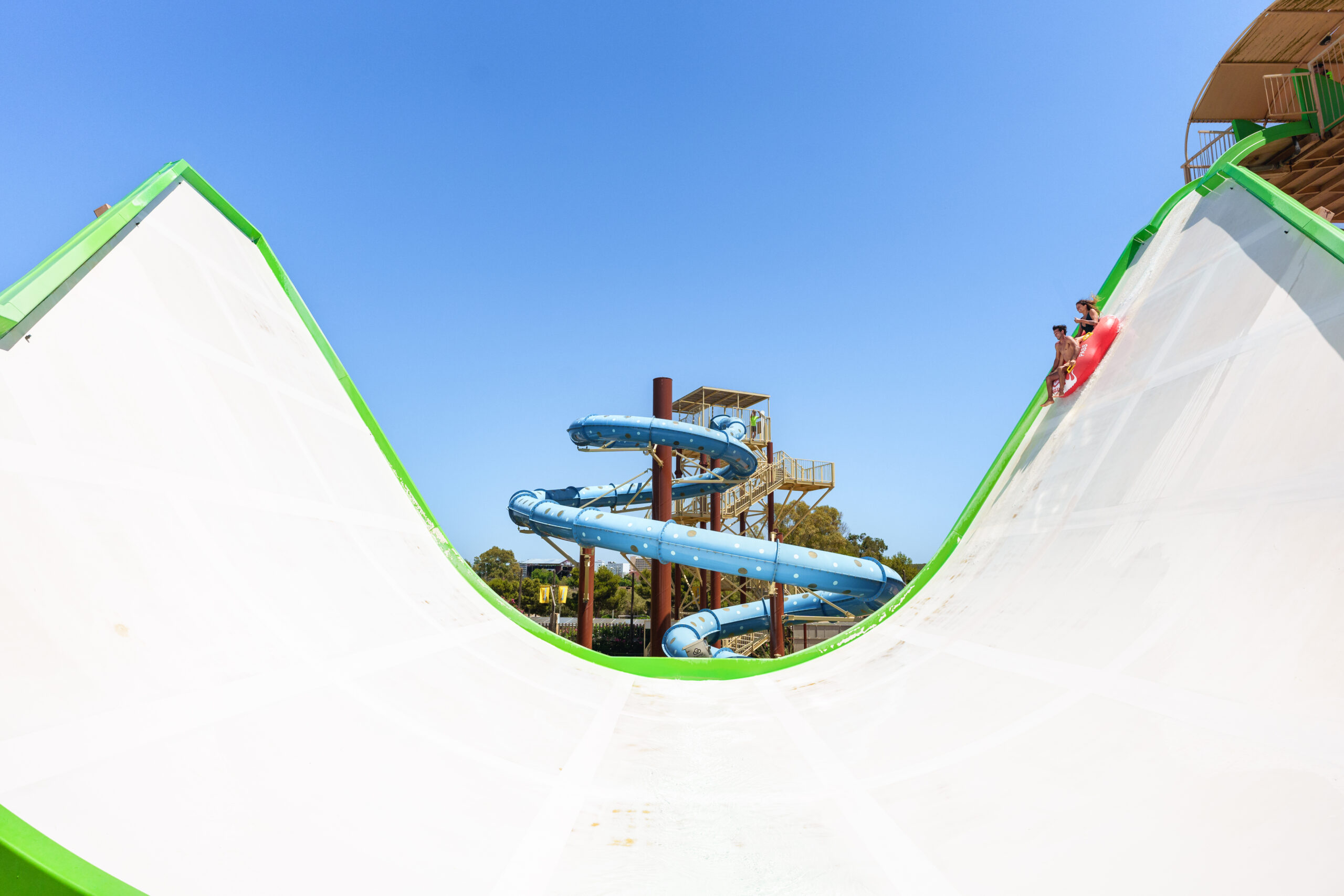 Boomerang - water slide at Western Water Park