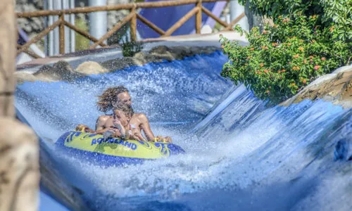 Rapids - water slide at Aqualand Bahía de Cádiz