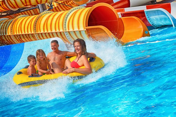 Family Rafting - water slide at Istralandia