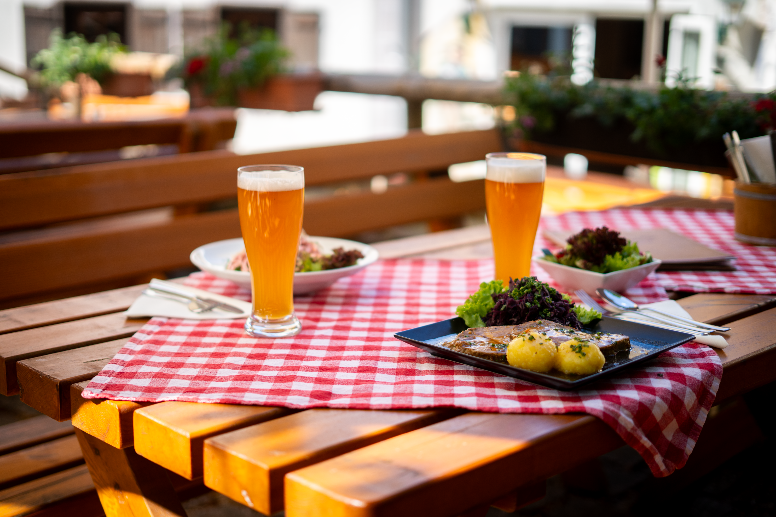 Sauna bar & beer garden - restaurant (bistro) at Kristall Palm Beach