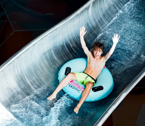 Space Glider - water slide at Therme Erding