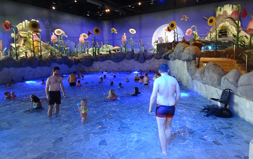 The Storm Bath - swimming pool at Plopsaqua Hannut-Landen